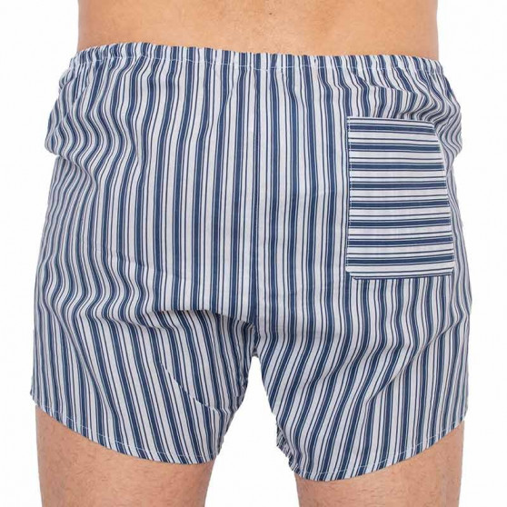 Boxer classici da uomo Foltýn a righe blu scuro