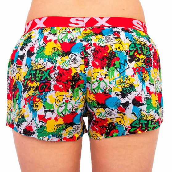 Boxer da donna Styx arte sport gomma emoji (T954)