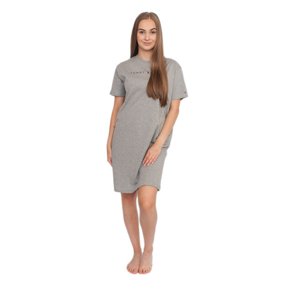 Camicia da notte donna Tommy Hilfiger grigio (UW0UW01639 004)