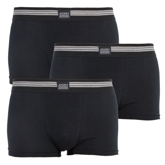 3PACK boxer da uomo Jockey nero (17302913 999)