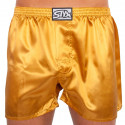 Boxer da uomo Styx classic rubber satin gold (C685)