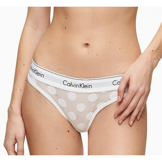 Perizoma donna Calvin Klein bianco (QF5849E-100)