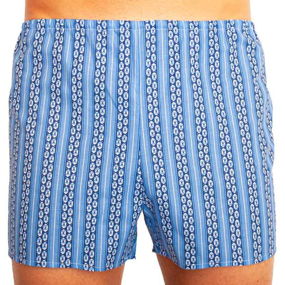 Boxer classici da uomo Foltýn esagono blu