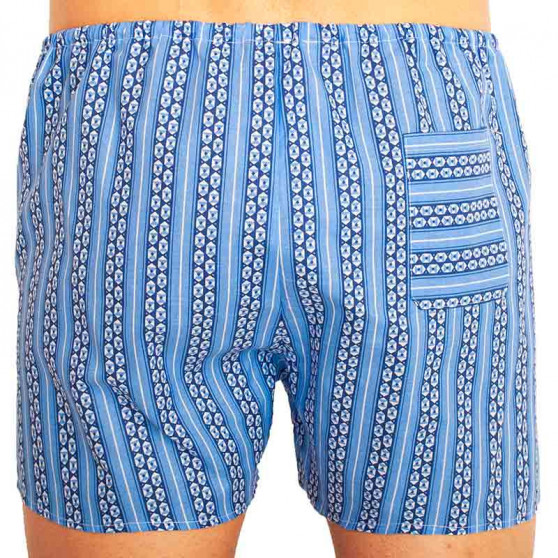 Boxer classici da uomo Foltýn esagono blu