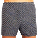 Boxer da uomo classici Foltýn blu scuro con diamante oversize