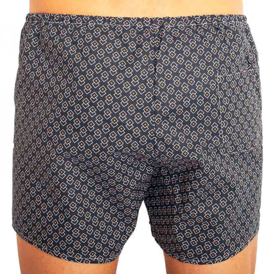 Boxer da uomo classici Foltýn blu scuro con diamante oversize