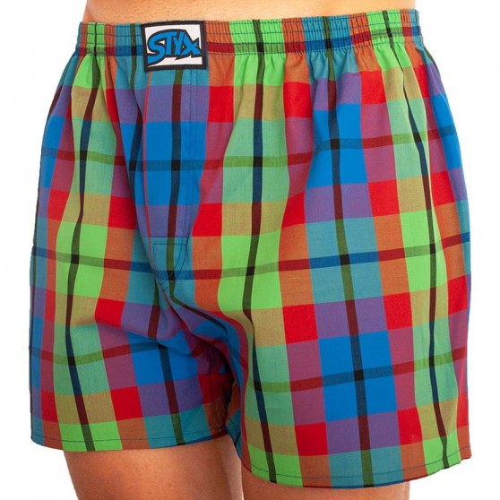 Boxer da uomo Styx classic elasticizzati multicolore (A827)