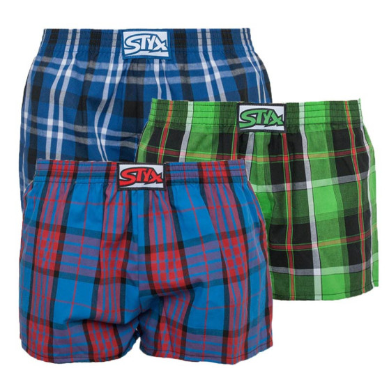 3PACK Boxer da bambino Styx classic elastic multicolore (J8171820)