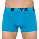 Boxer da uomo Styx sportivo elastico oversize blu chiaro (R969)