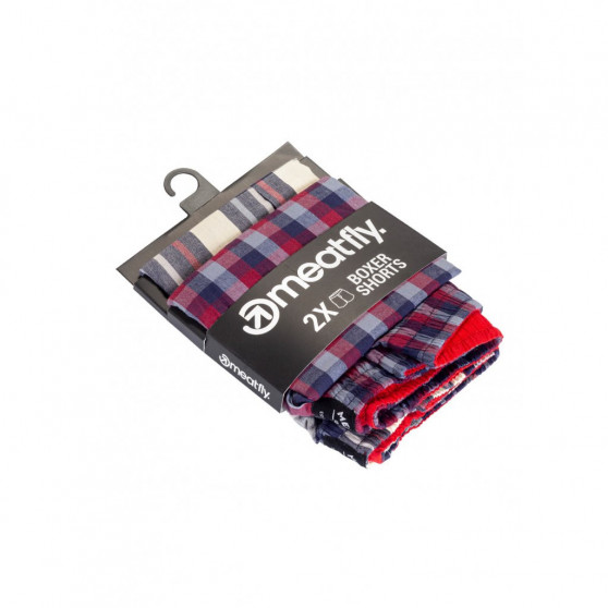 2PACK Boxer da uomo Meatfly multicolore (Jukebox 20 - A)