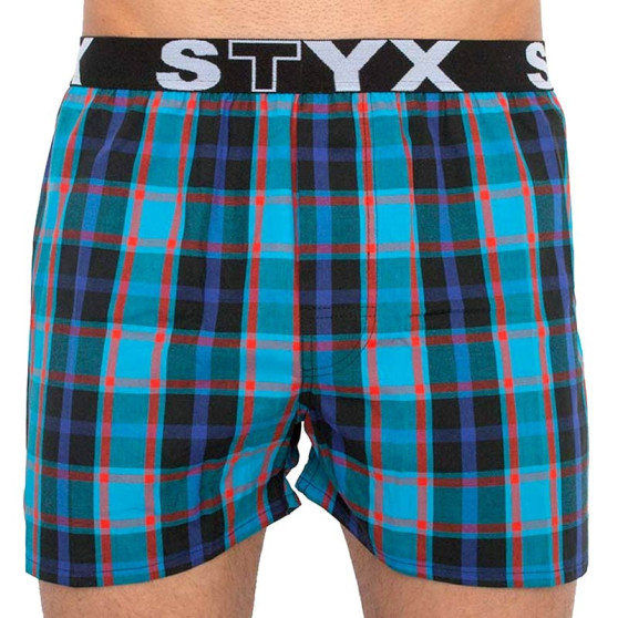 Boxer da uomo Styx sport elastico multicolore (B819)