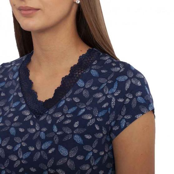 Camicia da notte donna Cocoon Secret blu (COC3069-KG)