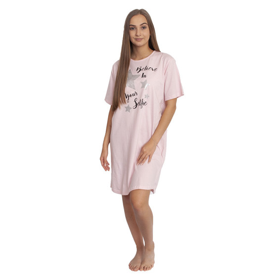 Camicia da notte donna Molvy rosa (AK-3190 C)