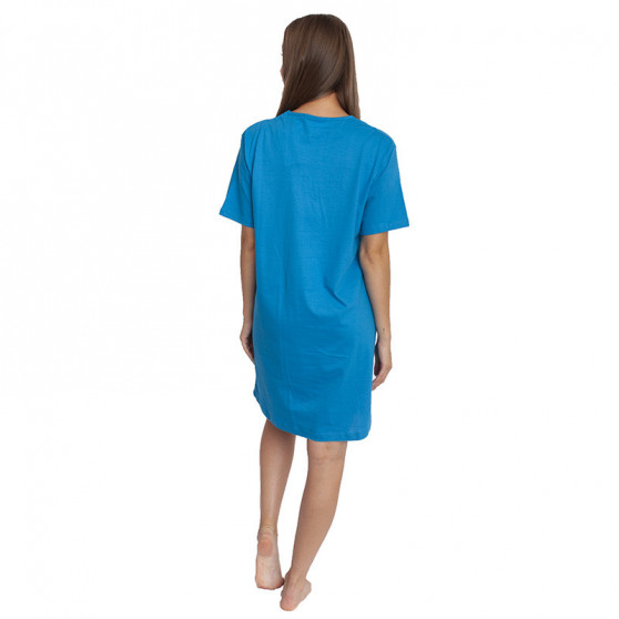 Camicia da notte donna Molvy blu (AK-3190)