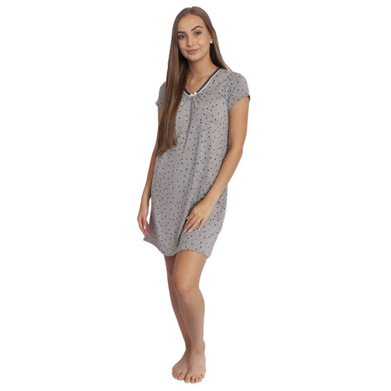 Camicia da notte donna Cocoon Secret grigio (COC3083-KG)