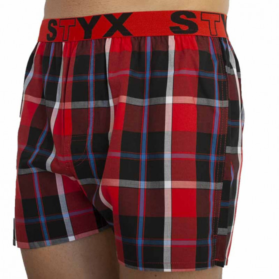 Boxer da uomo Styx sport elastico multicolore (B823)