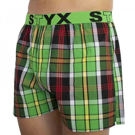 Boxer da uomo Styx sport elastico multicolore (B822)