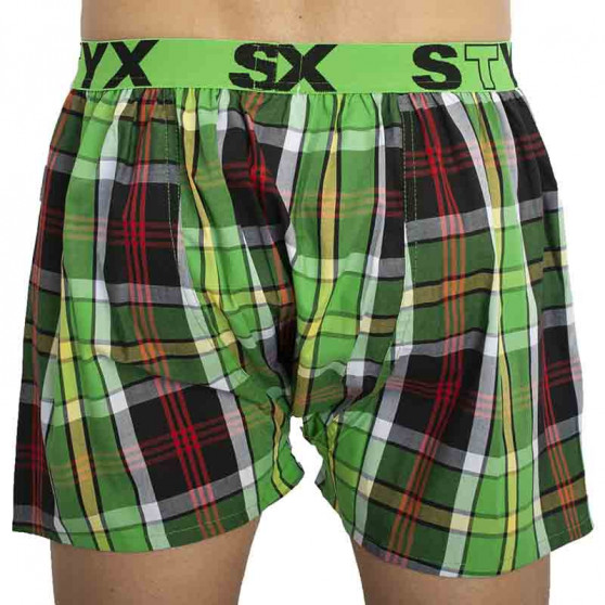 Boxer da uomo Styx sport elastico multicolore (B822)