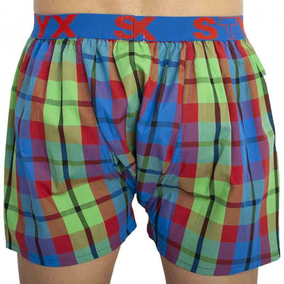 Boxer da uomo Styx sport elastico multicolore (B827)