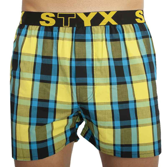 Boxer da uomo Styx sport elastico multicolore (B825)