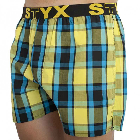 Boxer da uomo Styx sport elastico multicolore (B825)