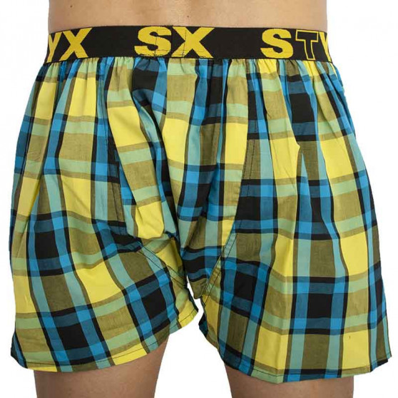 Boxer da uomo Styx sport elastico multicolore (B825)