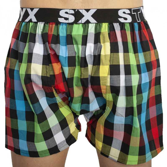 Boxer da uomo Styx sport elastico multicolore (B828)