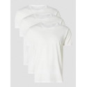 3PACK t-shirt da uomo Calvin Klein bianco (NB4011E-100)