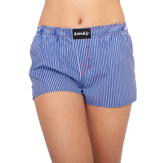 Boxer da donna Emes a righe blu (018)