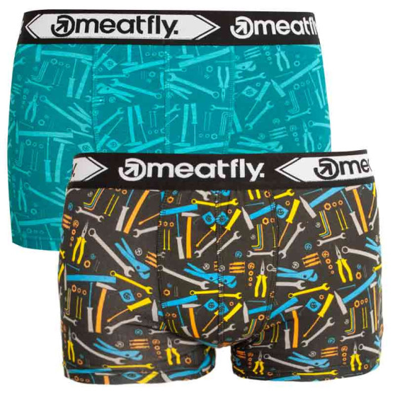 2PACK boxer uomo Meatfly multicolore (Balboa 2 - D)