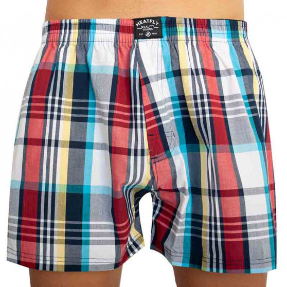 2PACK Boxer da uomo Meatfly multicolore (Jukebox 20 - E)