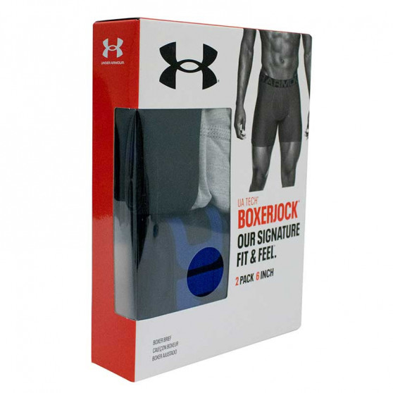 2PACK boxer da uomo Under Armour nero (1363619 001)