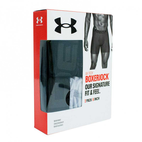 2PACK boxer uomo Under Armour grigio (1363622 011)