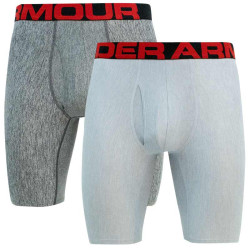 2PACK boxer uomo Under Armour grigio (1363622 011)