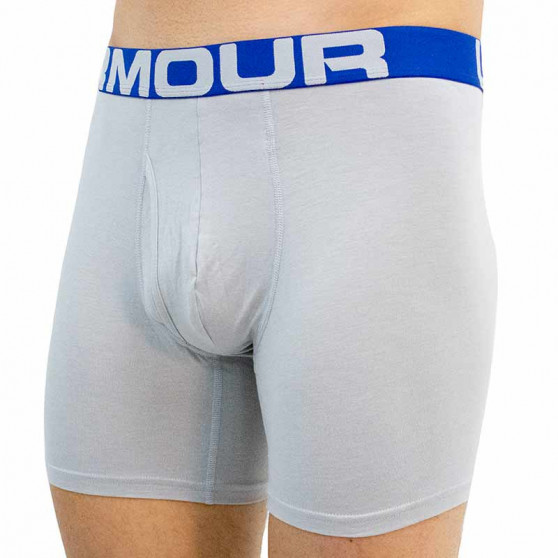 3PACK boxer uomo Under Armour grigio (1363617 011)