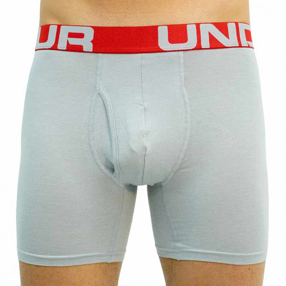 3PACK boxer uomo Under Armour grigio (1363617 011)