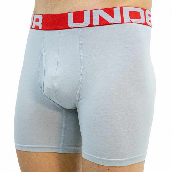 3PACK boxer uomo Under Armour grigio (1363617 011)