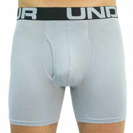 3PACK boxer uomo Under Armour grigio (1363617 011)