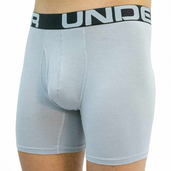 3PACK boxer uomo Under Armour grigio (1363617 011)