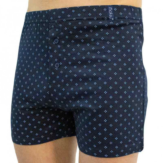 Boxer da uomo Molvy blu scuro (MP-1011-BBU)