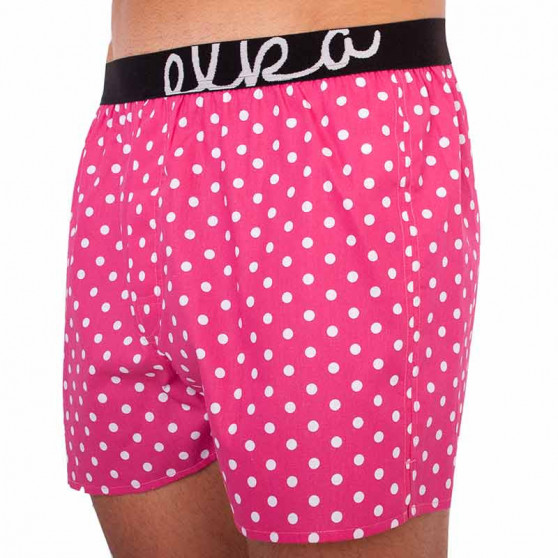 Boxer da uomo ELKA sport rosa a pois (PG0035)