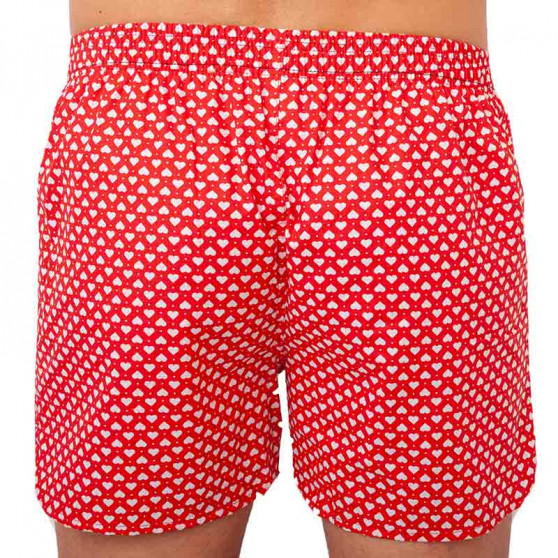 Boxer da uomo Emes rosso con cuori (027)