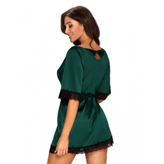 Vestaglia da donna Obsessive verde (Sensuelia peignoir)