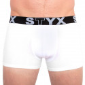 Boxer da uomo Styx sportivo elastico oversize bianco (R1061)