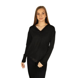 Camicia da notte da donna Calvin Klein nero (QS6528E-UB1)