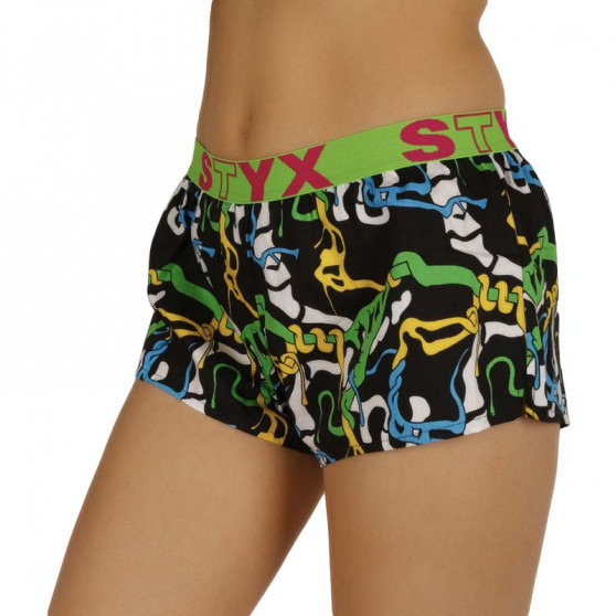 Boxer da donna Styx arte sport gomma giungla (T956)