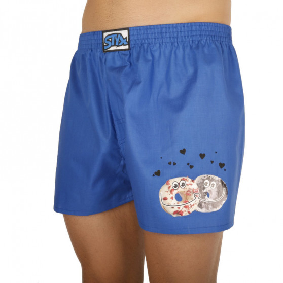 Boxer da uomo Styx art classic rubber donuts blu