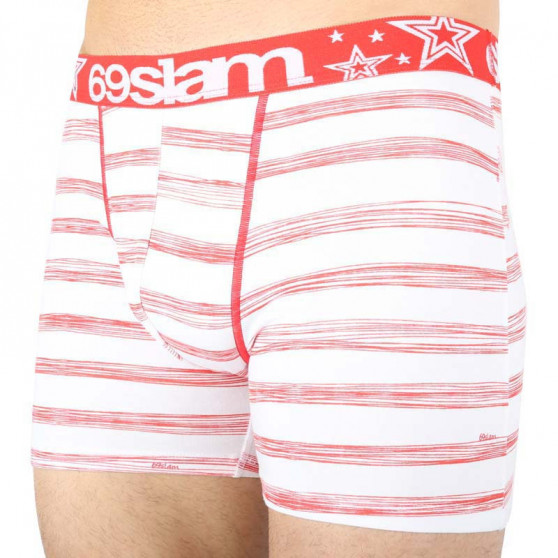 Boxer da uomo 69SLAM fit a righe rosso