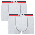 2PACK boxer uomo Fila grigio (FU5020/2-400)