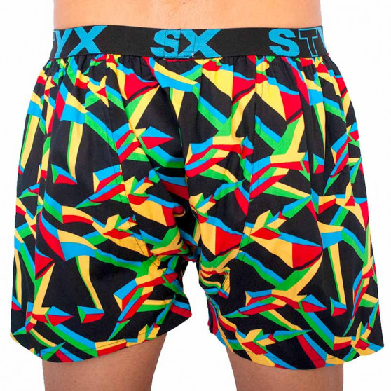 3PACK Boxer da uomo Styx sport elastico multicolore (B9565758)